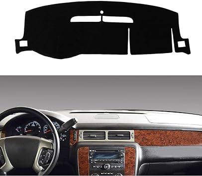 Fit for Chevrolet Suburban Tahoe Avalanche Silverado GMC Yukon Sierra Dashboard Cover Car Anti-Skid Mat Sun Protection Anti-UV Dash Cover