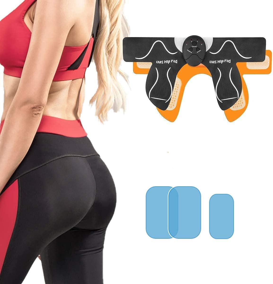 Hips Trainer, Electric Hips Trainer, Abs Stimulator Buttock Muscle Toner Smart Butt Toner Workout Equipment Ab Machine Fitness Muscle Stimulator for Women Men