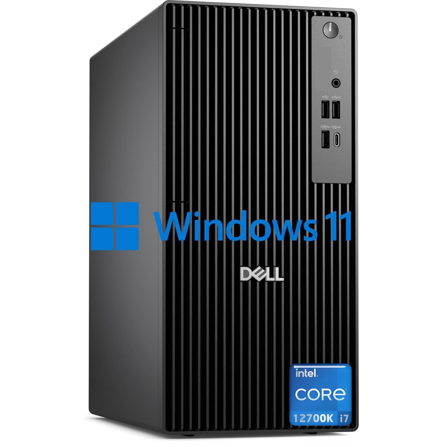 Dell Pro Business Desktop, New OptiPlex Version, Intel I7-12700K(25MB Cache, 12 Core, 20Threads), 32GB DDR5, 1TB PCIe SSD, Dual 4K Monitor Support, Ultra-Quiet Design, USB-C, Windows 11 Pro