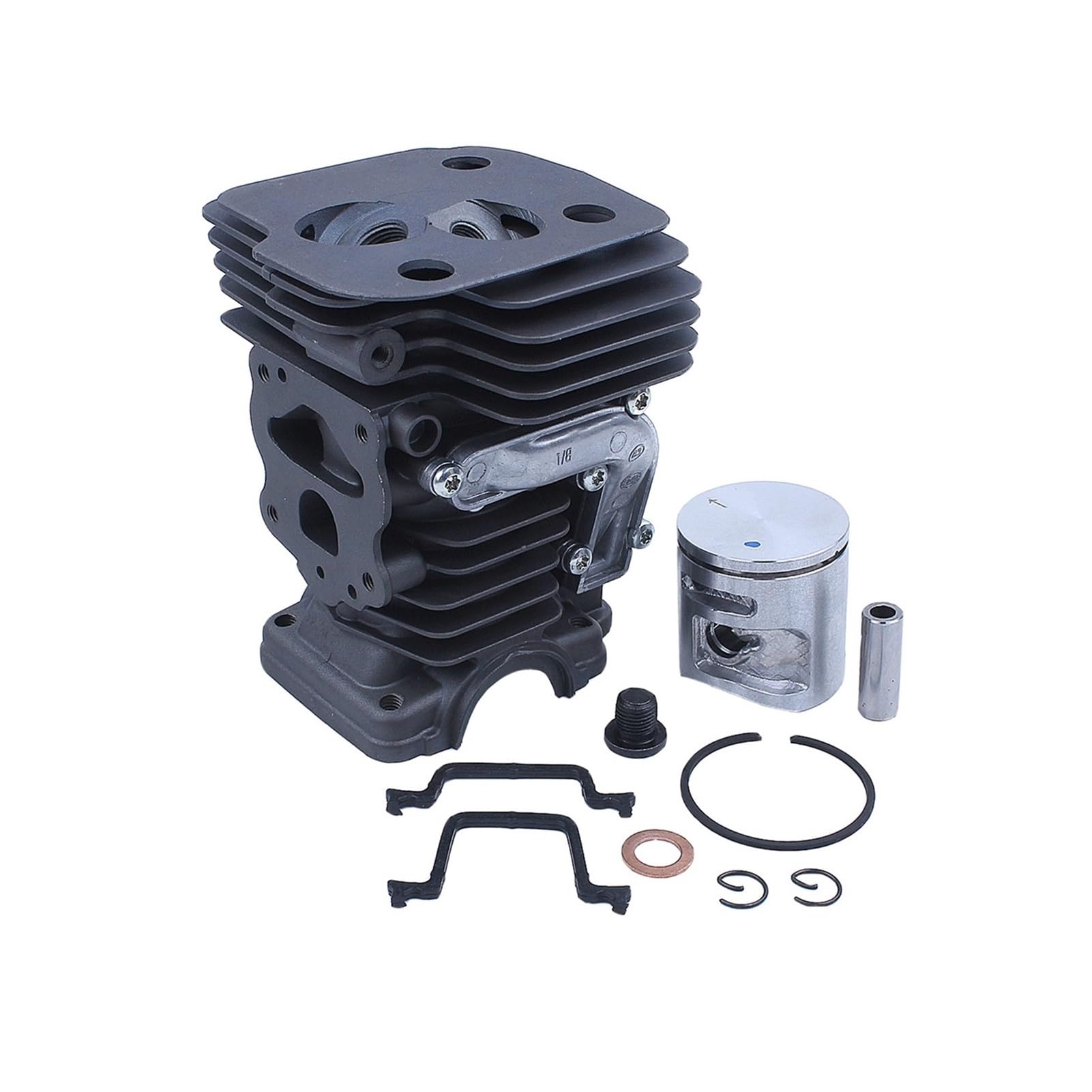 Kit Cylindre Piston 42mm pour Réduire l'Effort de Démarrage Tronçonneuse 450E