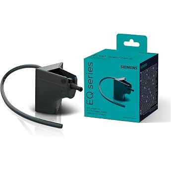 Siemens TZ70001 Milk Container Adapter for External Milk Containers Specially Designed EQ.700 Fully Automatic Coffee Machines Original Accessories Dishwasher Safe Black
