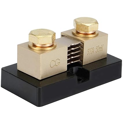 CG 500A 50mV Ampere Electrical Digital DC Current Shunt Resistor for amp Panel Ammeter Current Measurement Tester Gauge