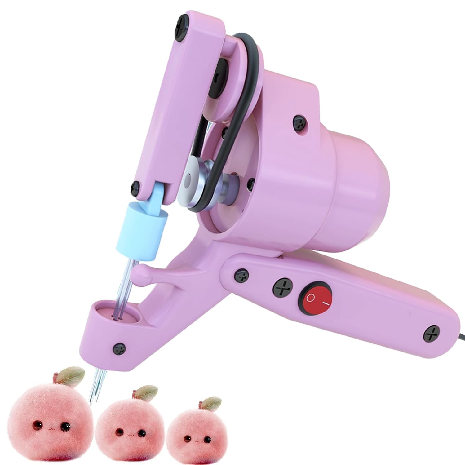 Machine à feutrer électrique, Outil de Couture DIY pour Feutre Artisanal, avec 3 Aiguilles, poignée à Levier et Bras pivotant, pour Peinture sur Laine DIY, travaux d'artisanat en Feutre