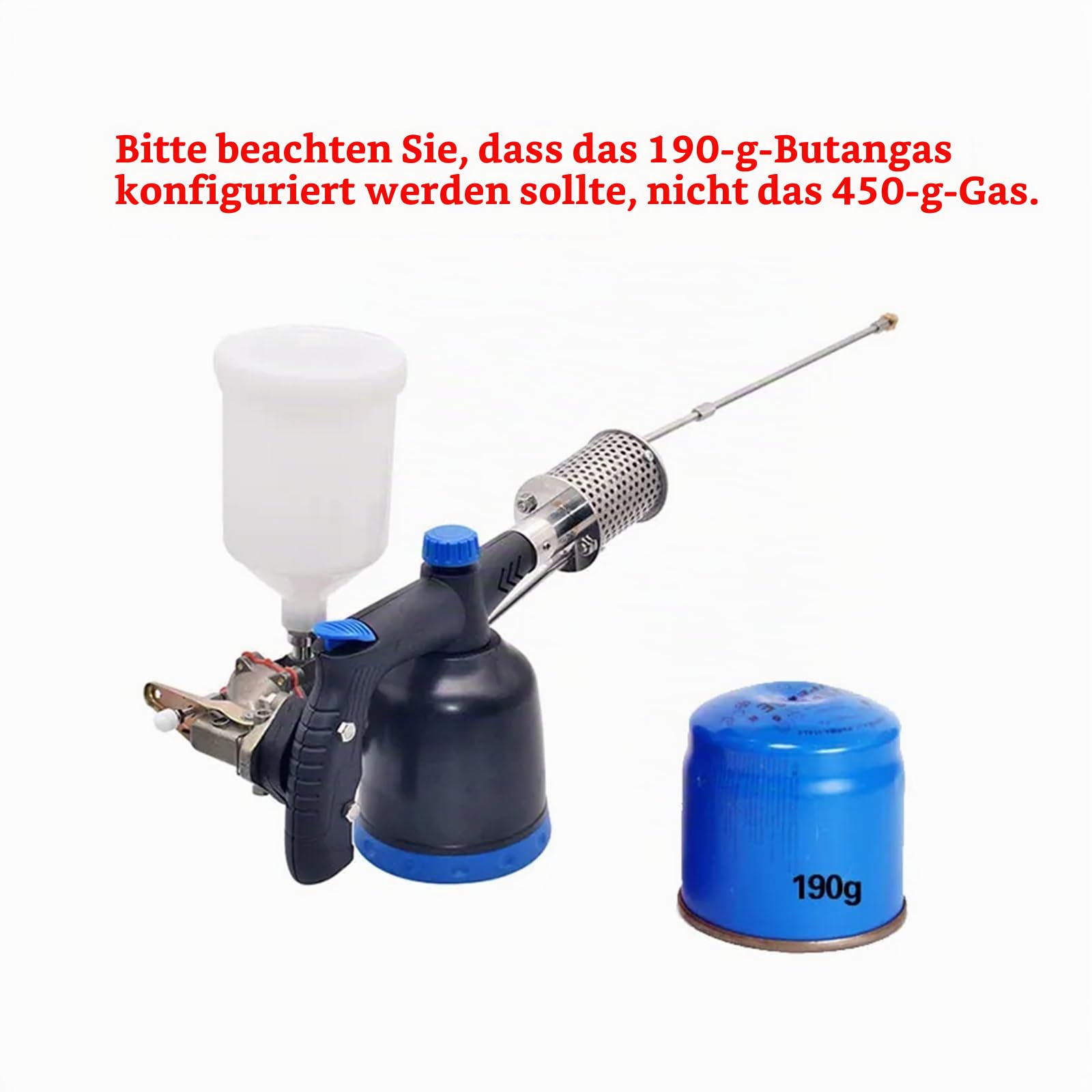 Oxalsäureverdampfer, Oxalsäure-Verdampfer, Bienenvernebler, Behandlung von Varroa-Milben, Propan-Insektenvernebler, schnell und effektiv, Milbenbekämpfung(Blue)