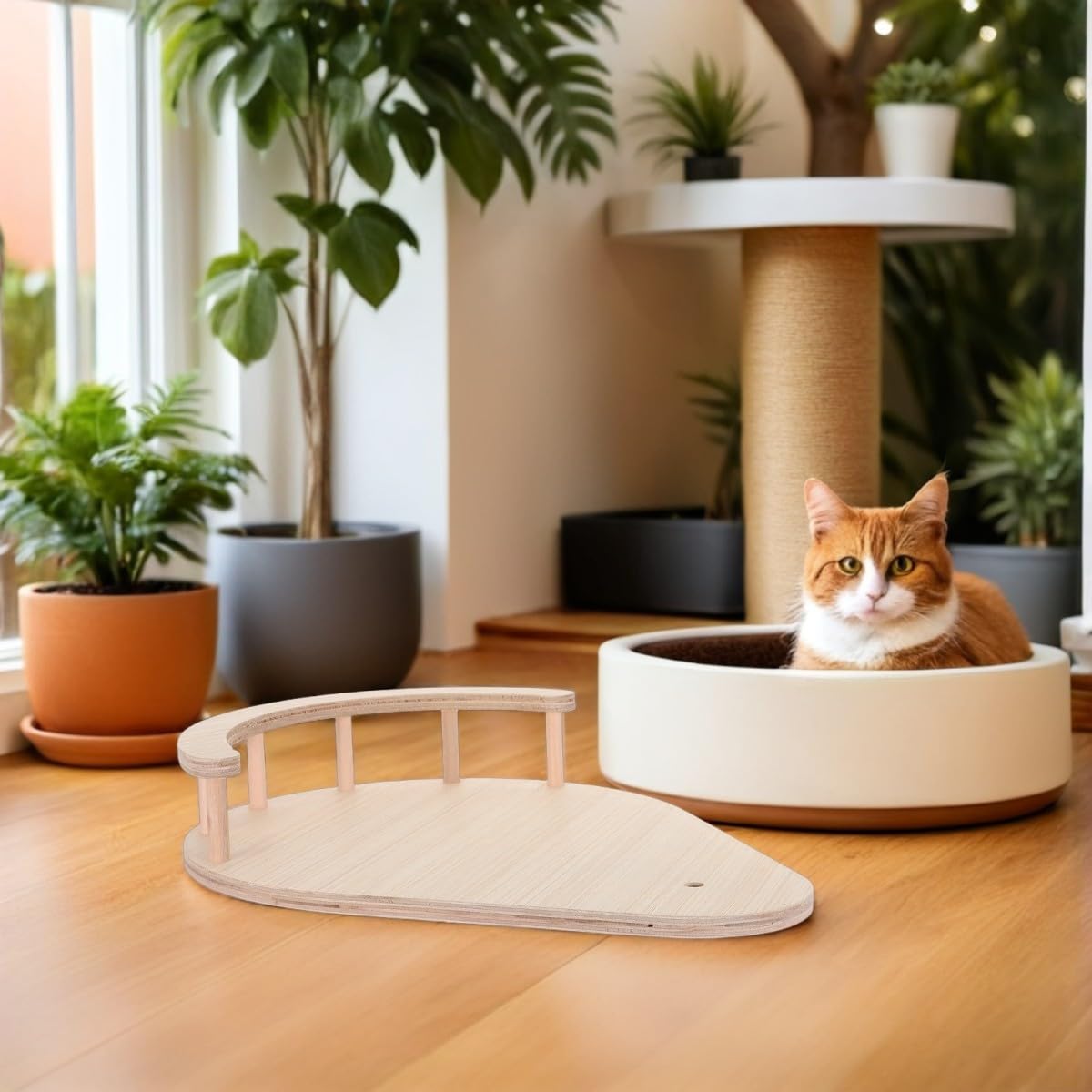 Plataforma Resistente para Gatos, Pieza de Repuesto para Percha