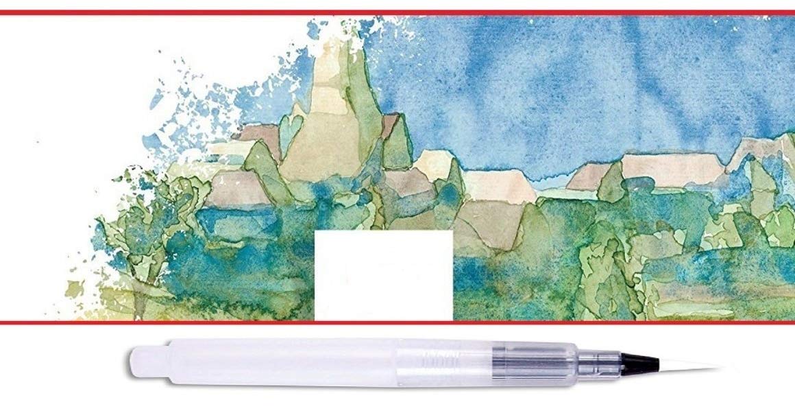 Van Gogh - Acquerello Van Gogh 15 Mezza Benne + 1 pennello + pennello per riserva d'acqua
