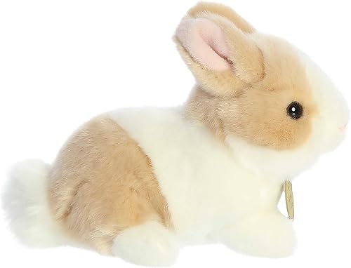 Miniatura 3 de Aurora® Adorable Miyoni® Tots Baby Bunny - Detalle realista - Compañerismo apreciado - Jengibre y blanco 7.5 pulgadas