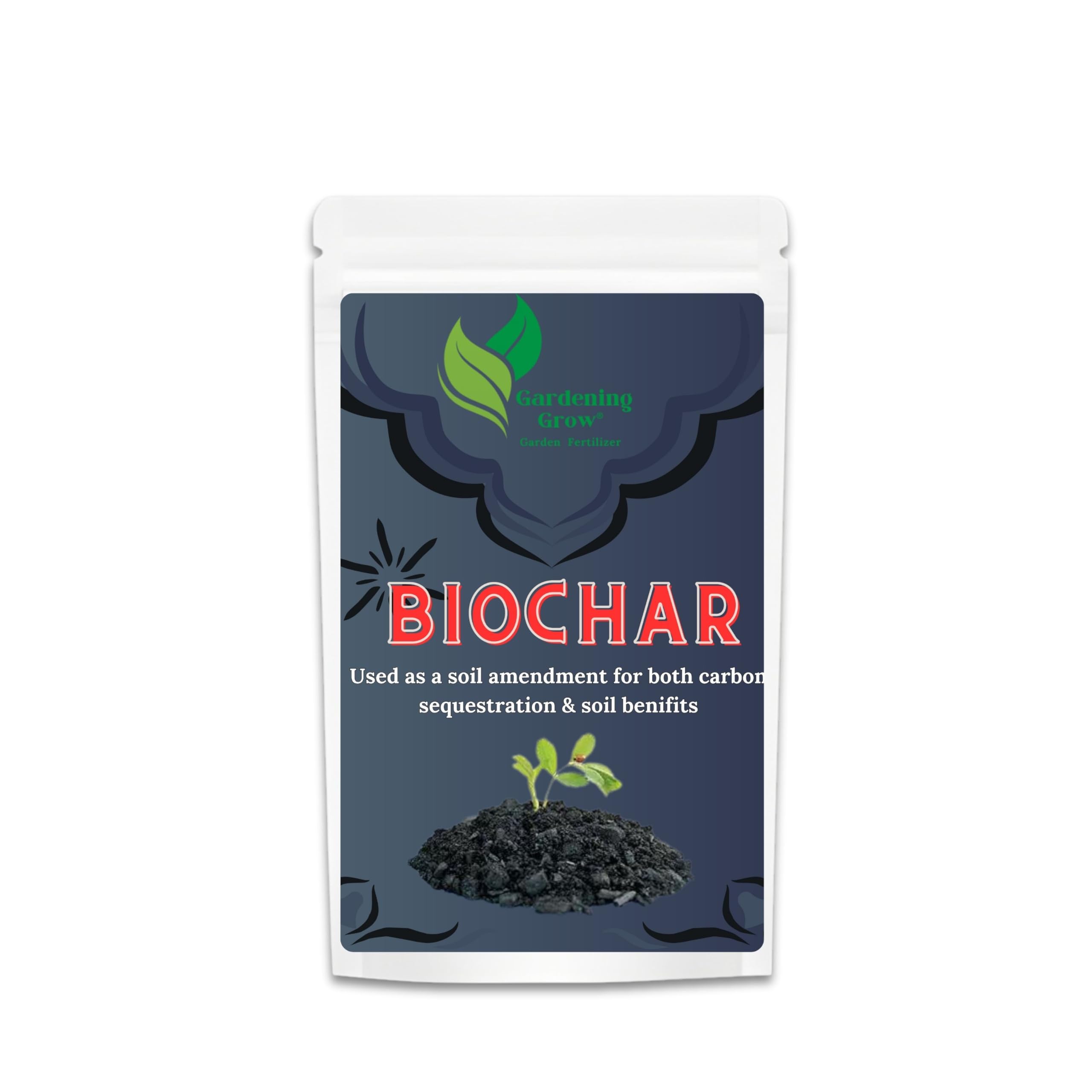 Gardening Grow - Biochar Premium Organic Charcoal Amendment for Soil Enrichment and Plant Vitality - Sustainably Sourced Biochar for Improved Nutrient Retention and Microbial Activity | 900 Grams (B0CNXG82T6) Amazon Price History, Amazon Price Tracker