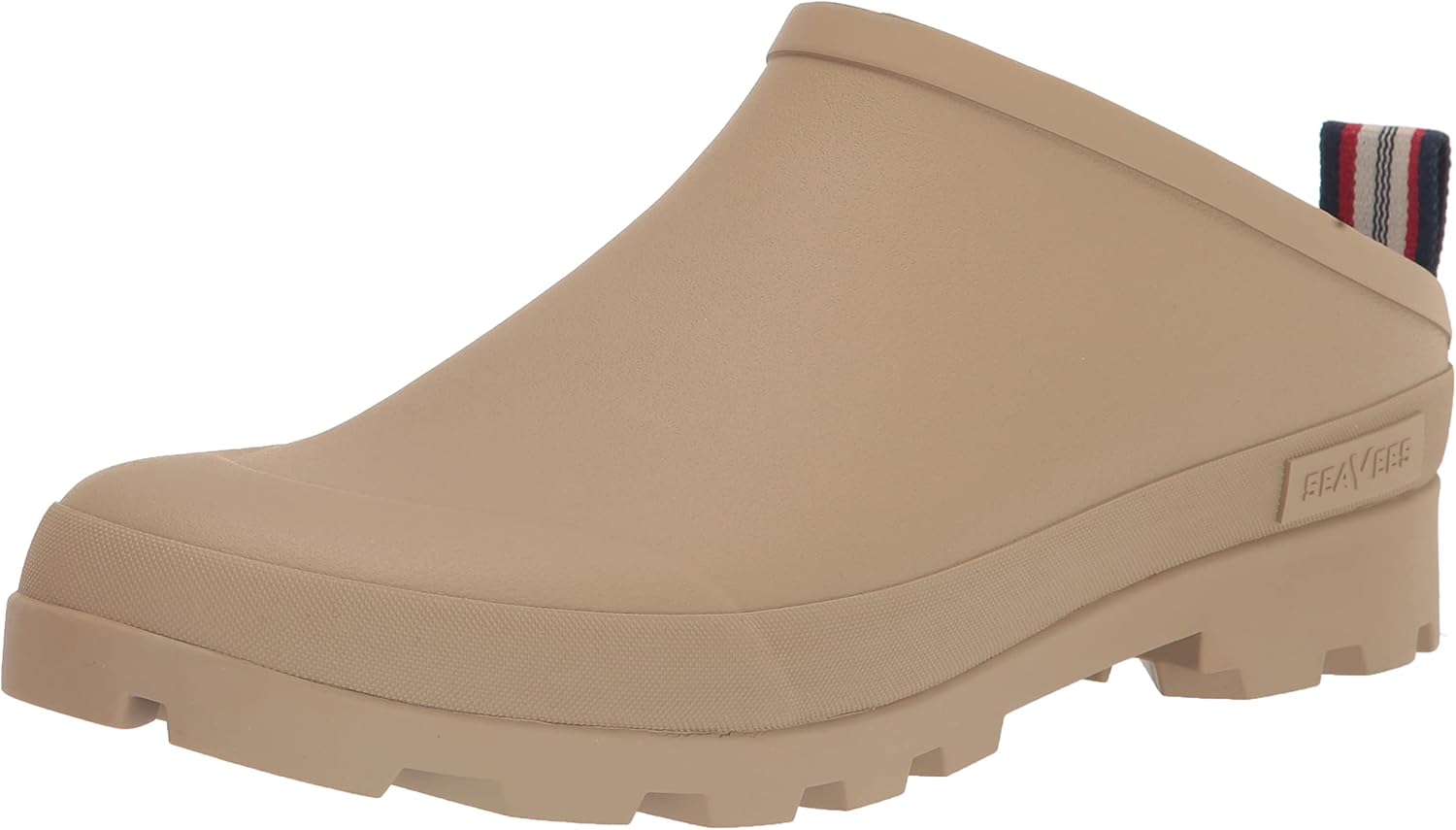 SEAVEES Womens Bodega Clog Rain Shoe, Dune, 13 US