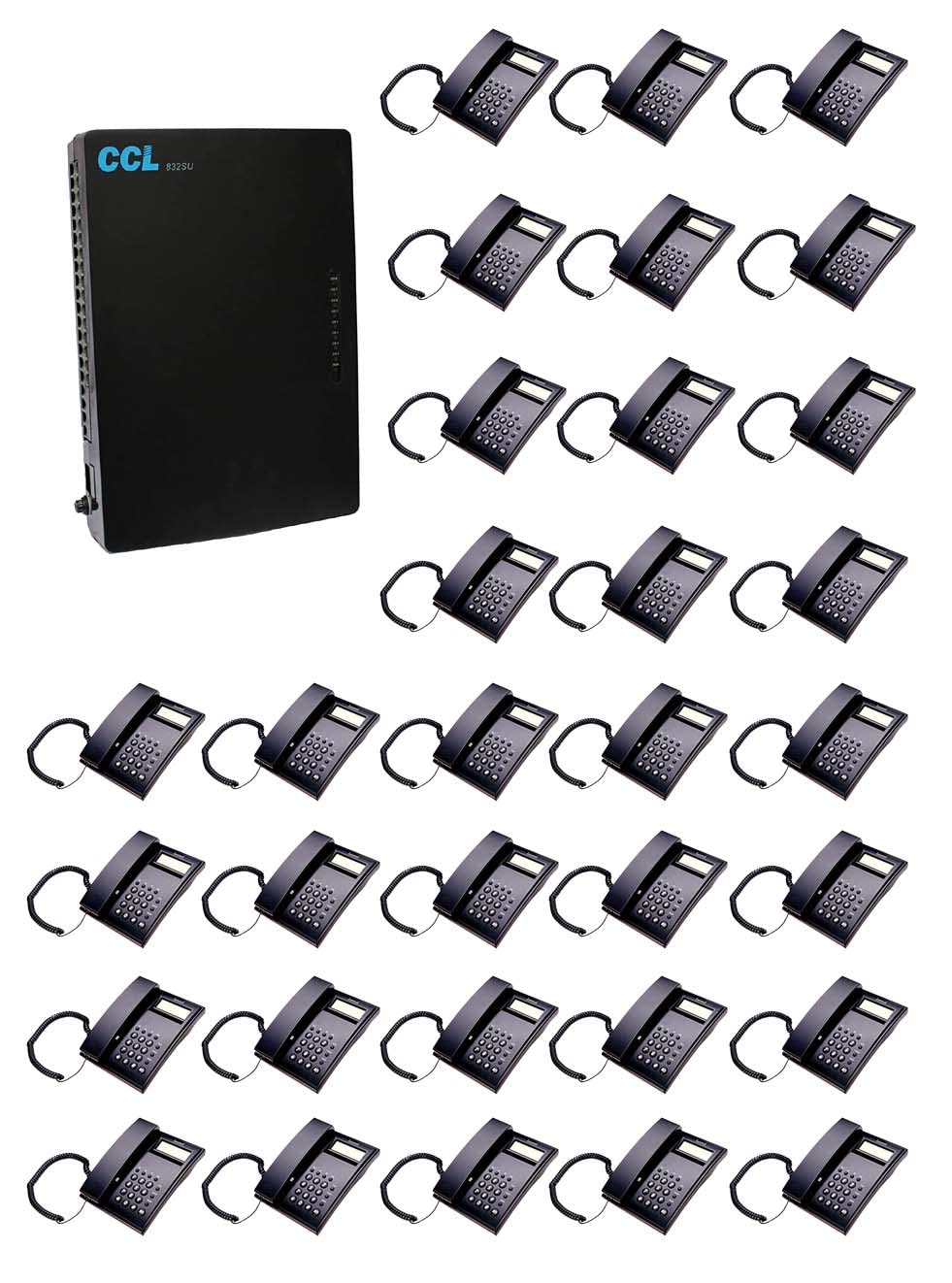 Navkar Systems 232 Epabx with C51 32 nos Phones-image-23