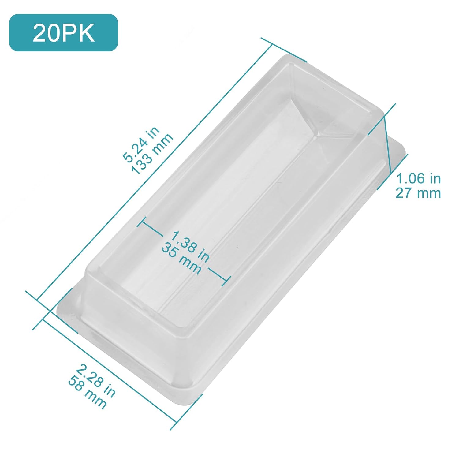 stonylab Reagent Reservoirs, 20-Pack Disposable Plastic Sample Reservoirs Aspiration Trough for Liquid Handling, Used with Pipette Controllers and Tips