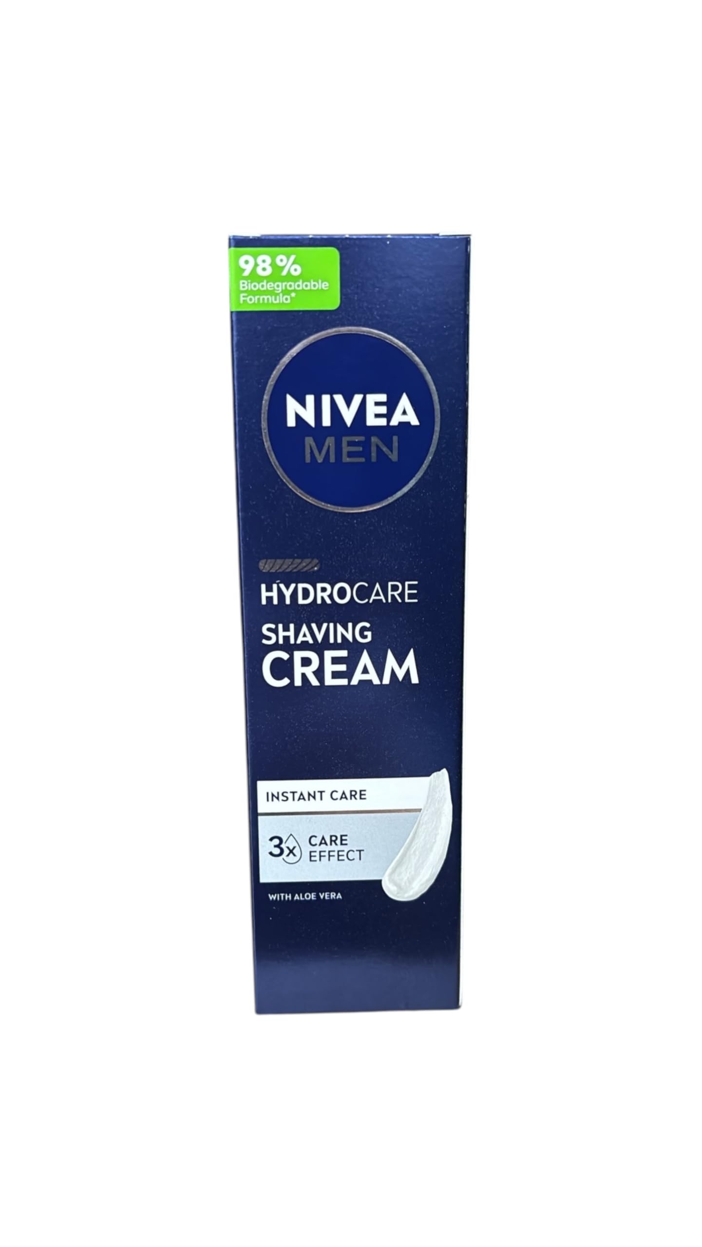 NIVEA Men Protect & Care Shaving Cream 100 ml – Comfort Skin Prep and Smooth Glide Shaving Cream with Aloe Vera and Pro-Vitamin B5 for Daily Use, Hydrating, Soothing Formula for Gentle Grooming
