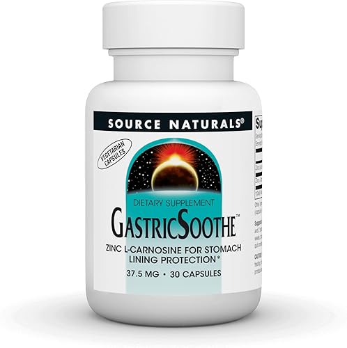 Source Naturals GastricSoothe Zinc L-Carnosine* - 30 cápsulas vegetales