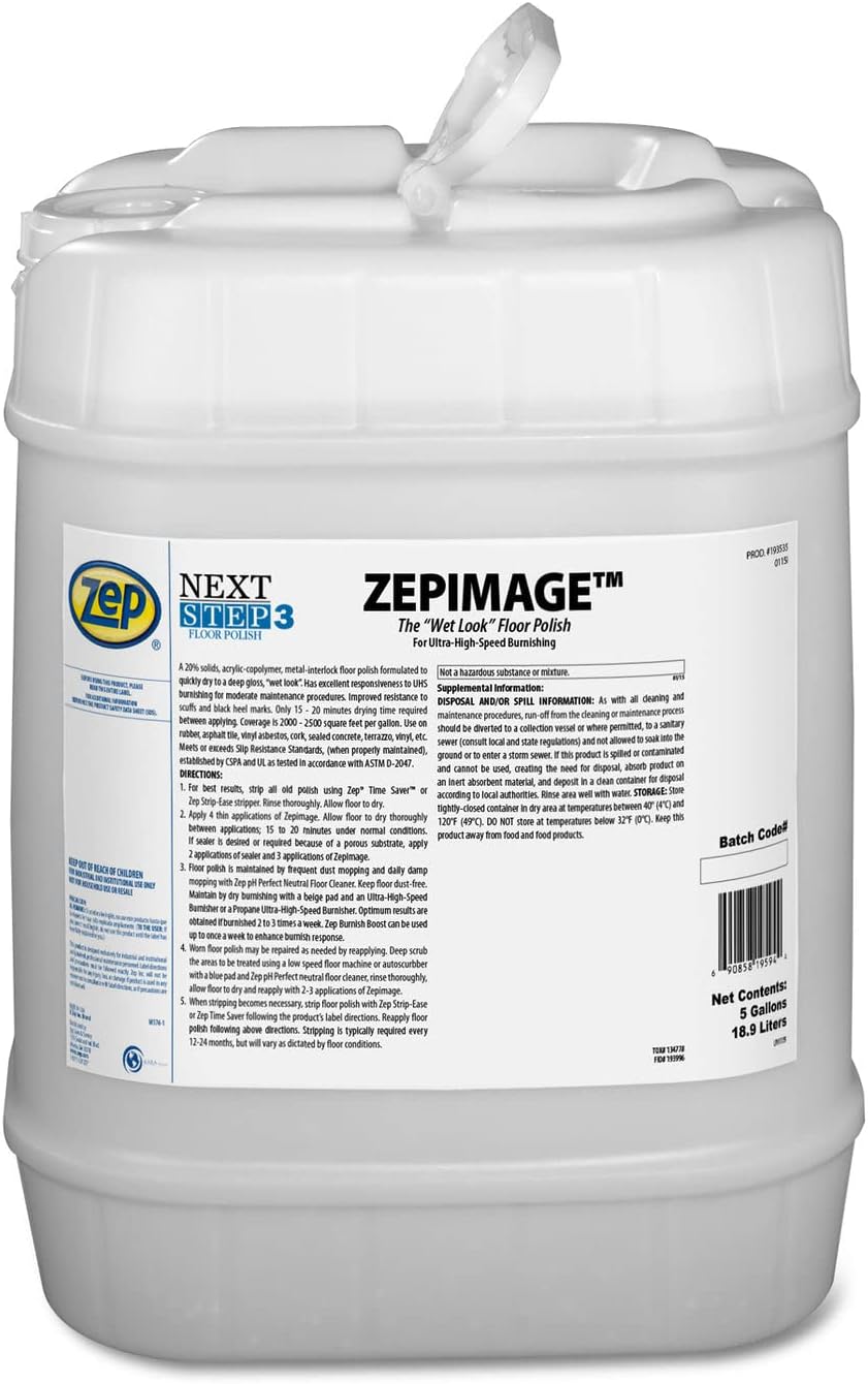Zep ZepImage The "Wet Look" Floor Polish For UltraHigh