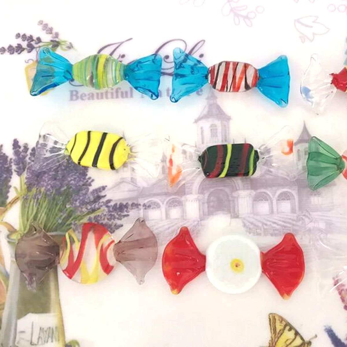 Vintage Murano Glass Sweets Ornaments - Festive Decor -7