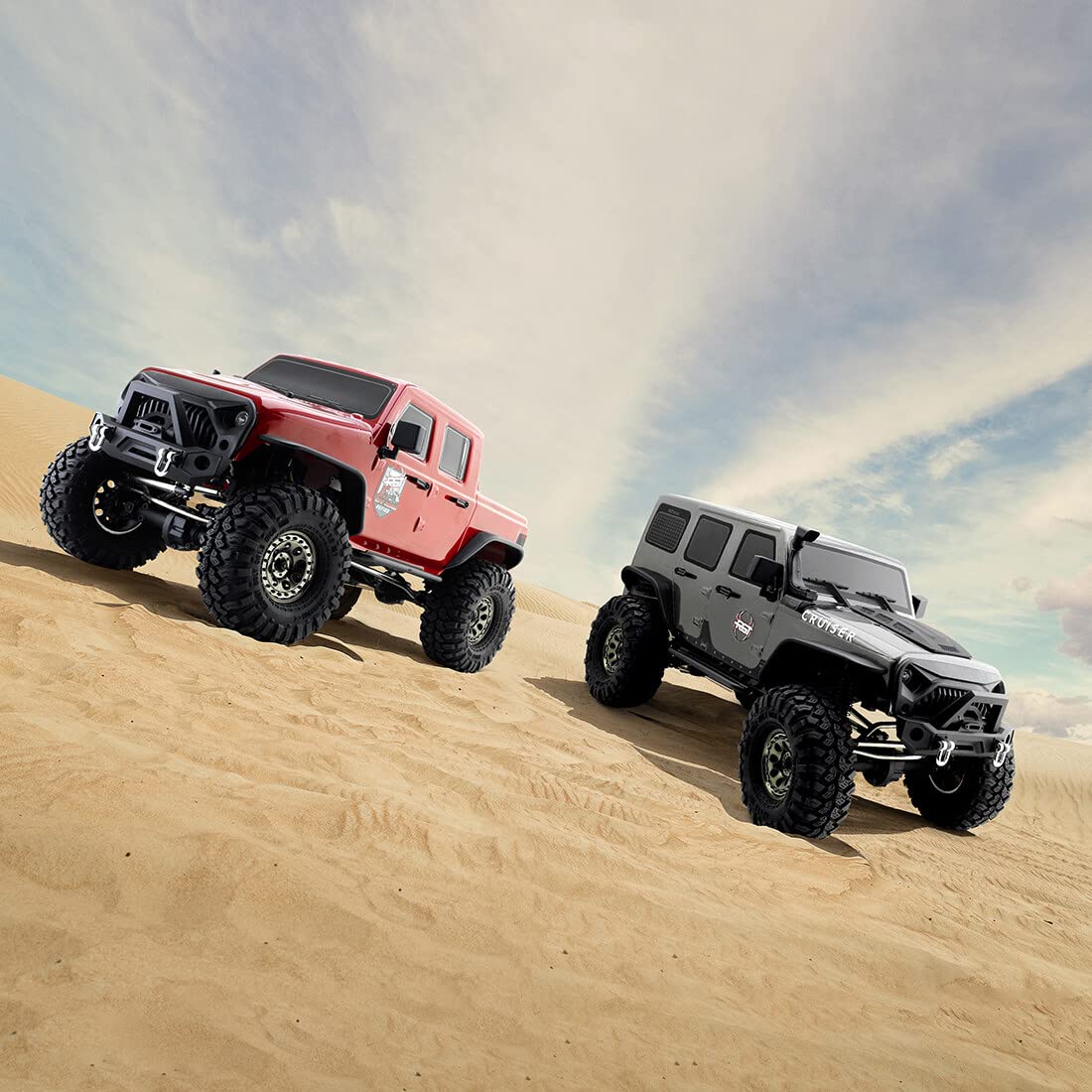 Amazon.co.jp: 1:10スケール 4WD RCオフロードクローラートラック 2.4