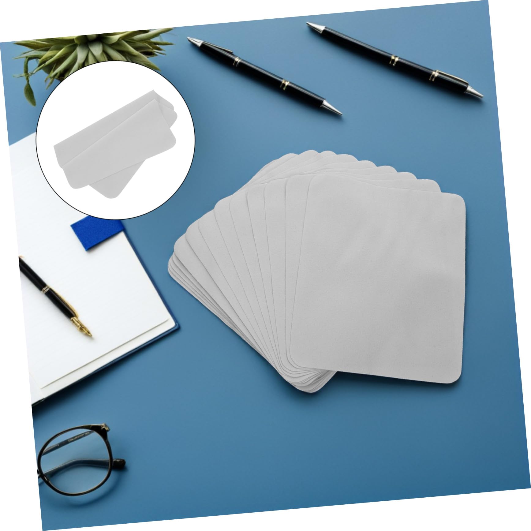 100 Paños De Microfibra Para Gafas Toallitas Para Lentes De Cámaras Paños Para Gafas Trapos De Limpieza De Vidrio