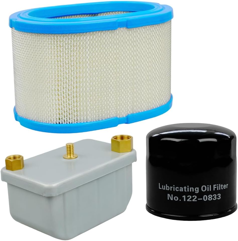 Fuel Oil Air Filter Kit Fits for Cummins Onan Diesel,Compatible with RV QD Series HDKAH HDKAK HDKAJ/HQD Series HQDPC HQDPA,Replace for FF236 AF27906 LF3591 149-2513 122-0833 140-2897