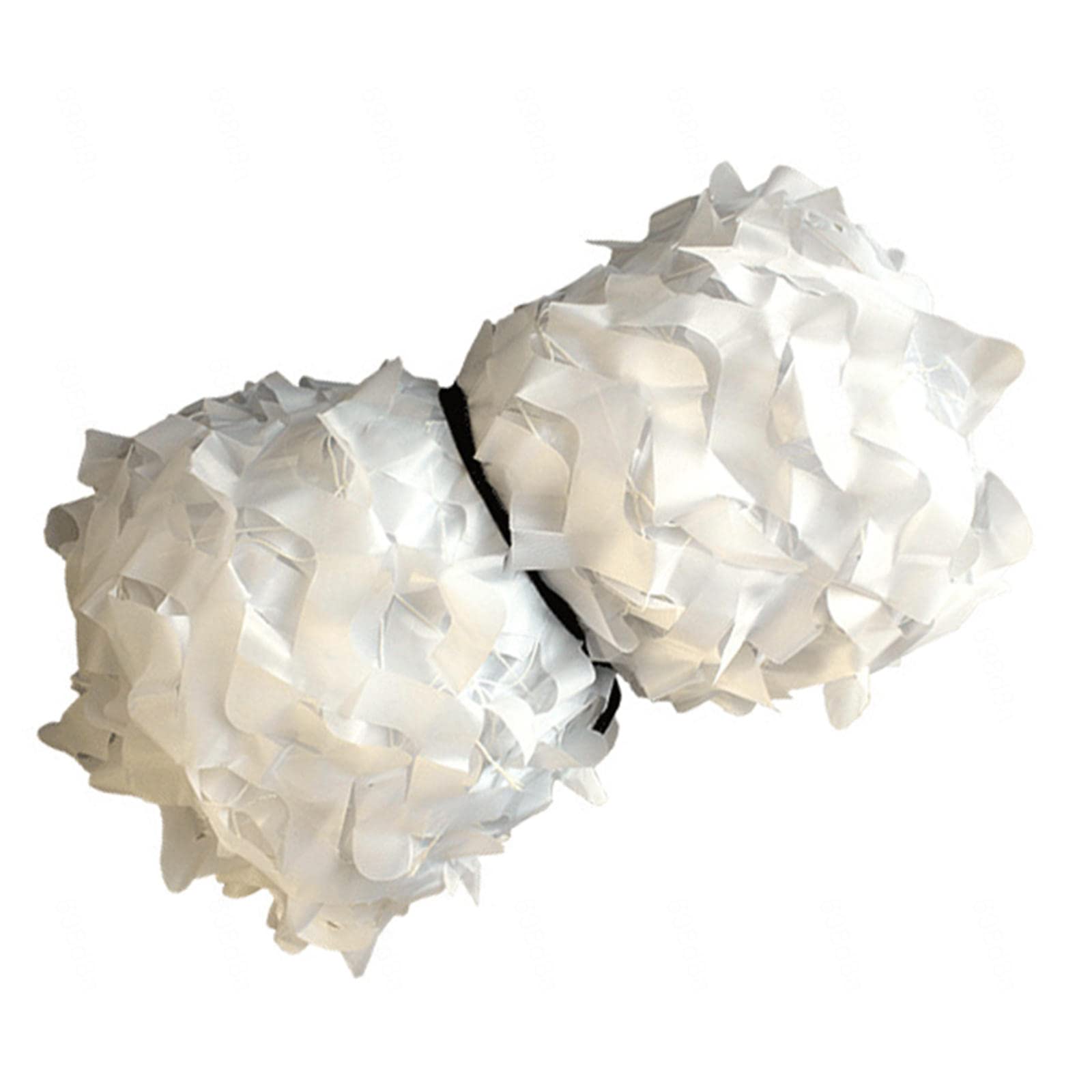 Filet de camouflage militaire 3 x 7 m blanc UFLA renforcé pour aménagement extérieur