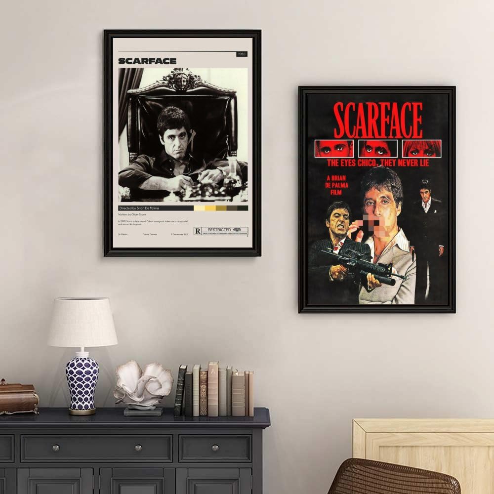 Poster Su Tela Sc Arface - Set Di 2 Quadri Decorativi Per Parete 30x45 Cm - Foto 6