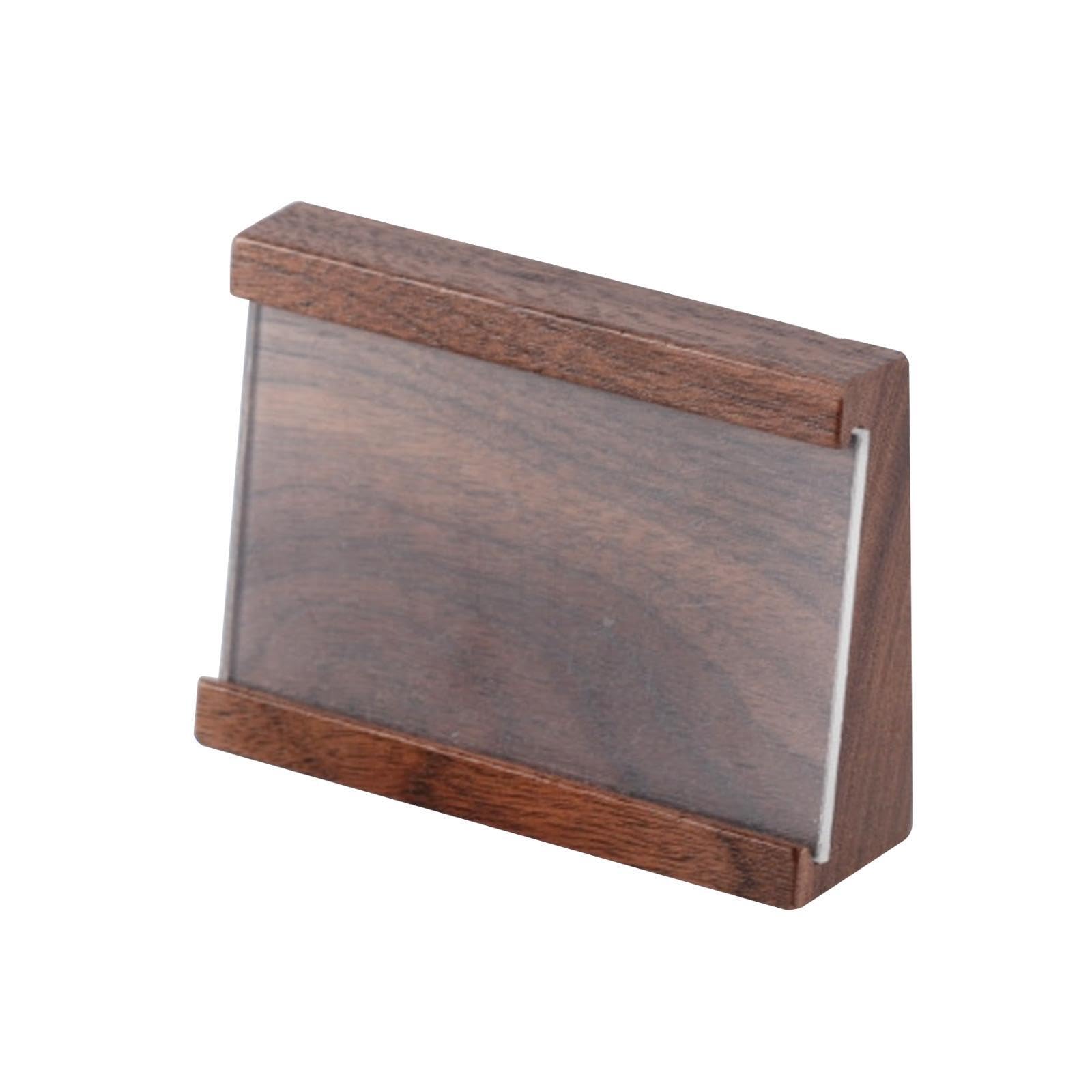 Zambuph Label Holder Table Top Price Card Display Sturdy Wood Easy To For Multiple Environments Allowing Users To Easily Insert Logos Or Labels. Label Holder Stand Table Top Sign Stand Hotels
