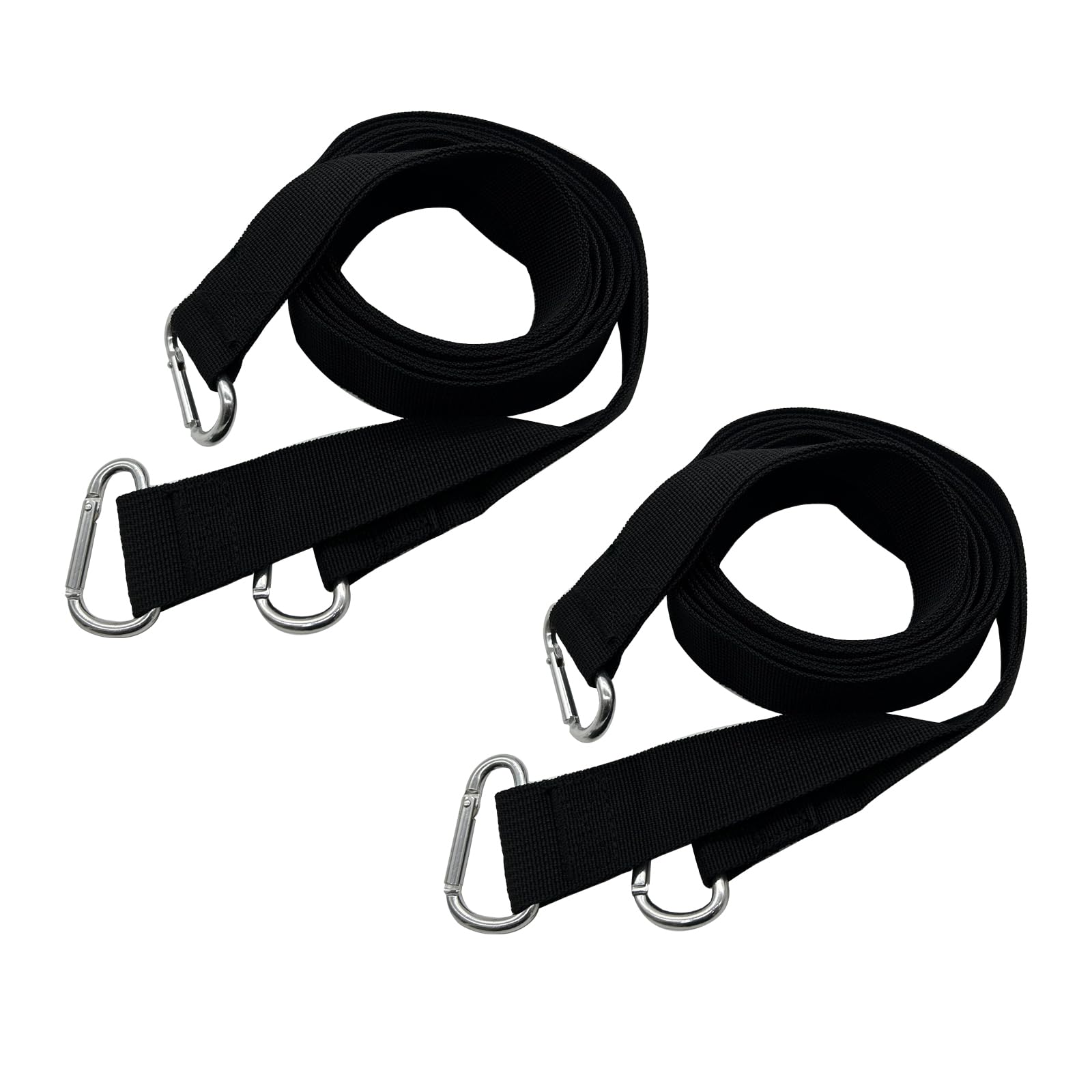 2 Pcs Trainer Sled Pulling Straps, Weighted Sled Pulling Training Straps Sled Pulling Belt Sled Harness Pulling Straps with 2 Point Attachment for Strength Resistance Speed Agility Training