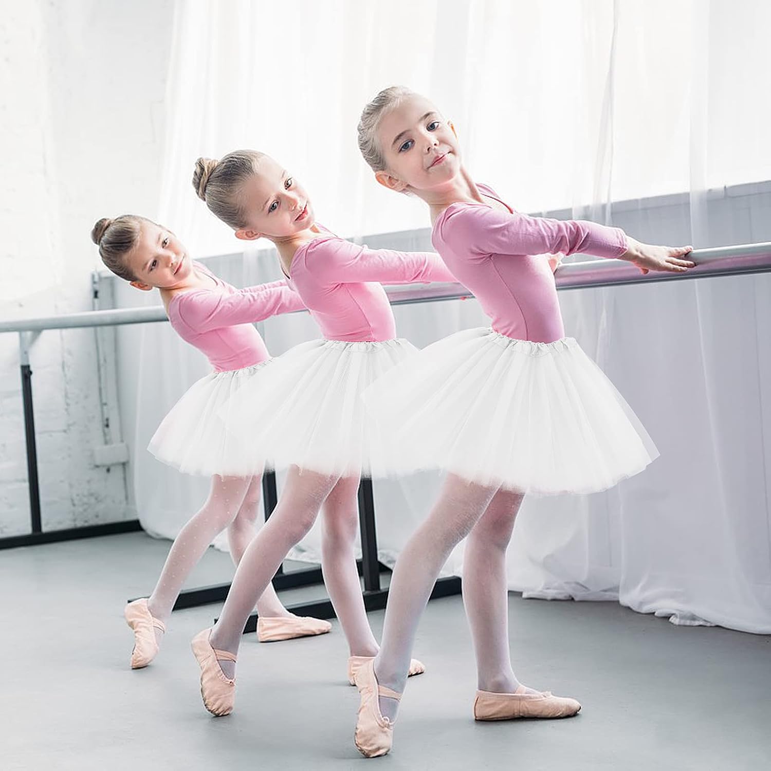 Molain Layered Tutu Skirt Dresses Toddler Dress Fancy Costume Tie Dye Shorts Baby Kids Girls Women Princess Ballet Dance