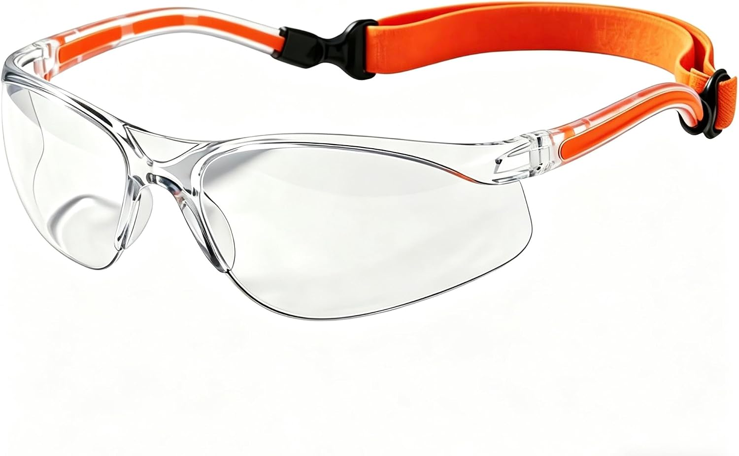 Squash Goggles with Anti-Fog & Scratch-Resistant Lenses, Adjustable Strap - Protective Eyewear for Racquetball, Pickleball & Sports Safety