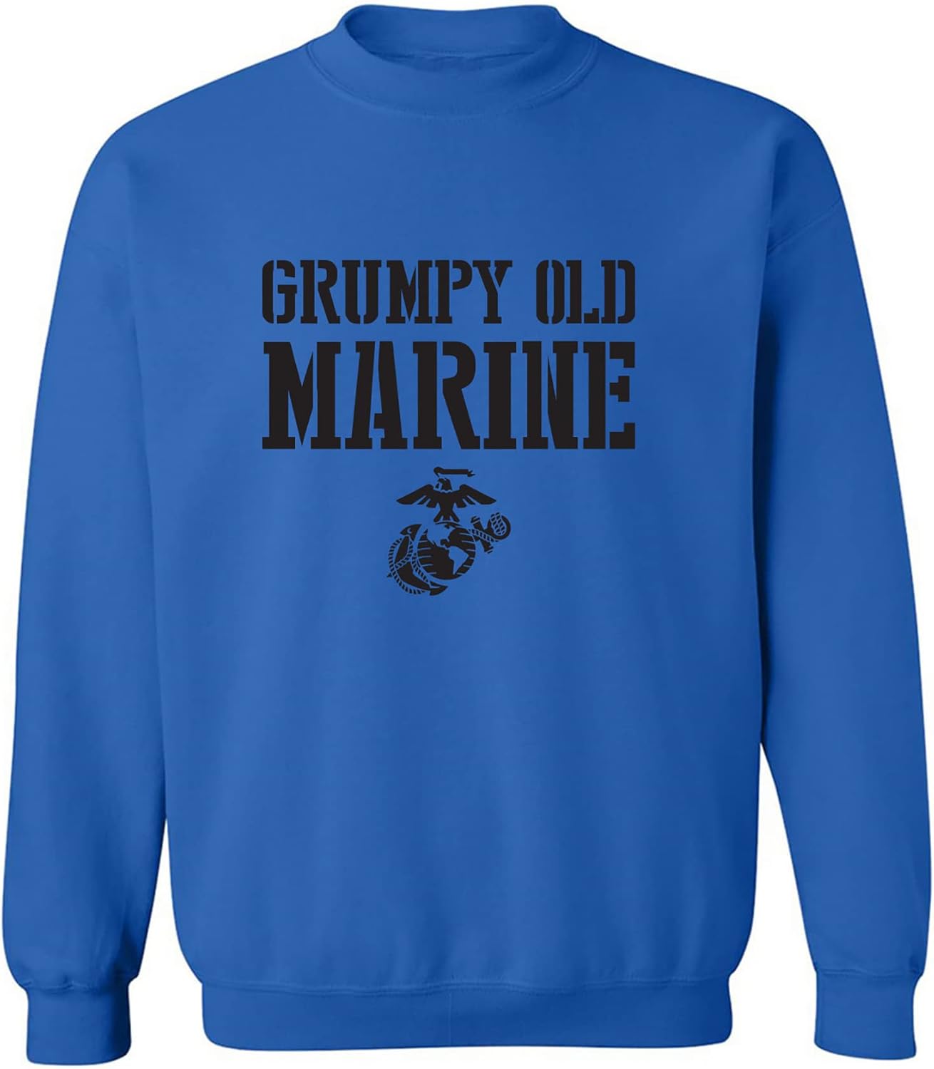zerogravitee Grumpy Old Marine Crewneck Sweatshirt