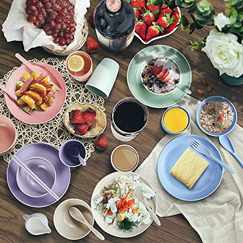 Vaisselle en plastique micro-ondes assiette bol tasse léger