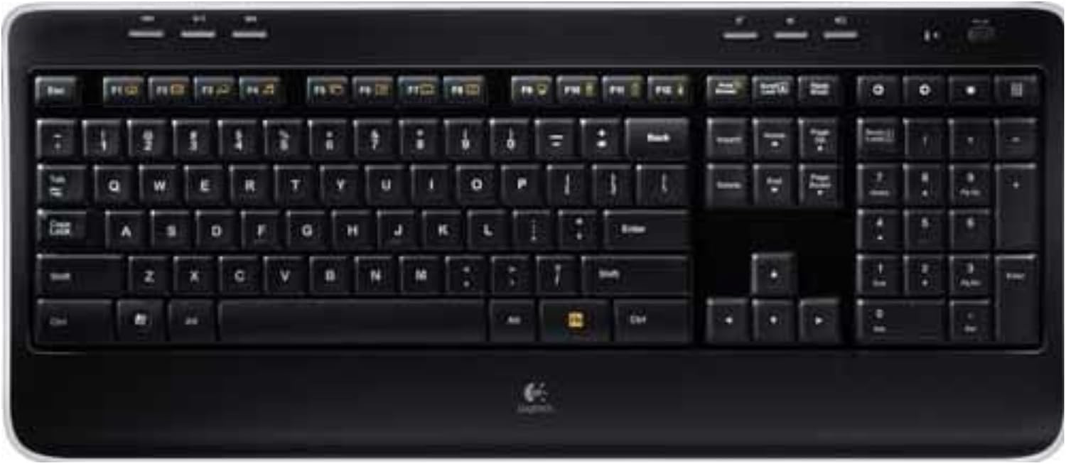 Latex Free Keyboard Cover for Logitech K-520, Y-R0012 Keyboard, Protect it from Liquid Spills, Dust, Dirt, Food