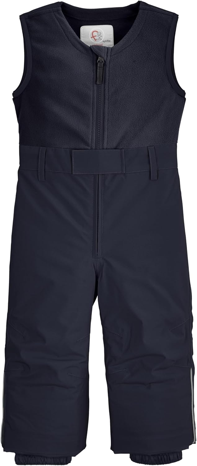 first instinct by killtec FISW 34 MNS SKI PNTS 42256-000 Children's Warming Dungarees with Snow Guard Dark Navy 98
