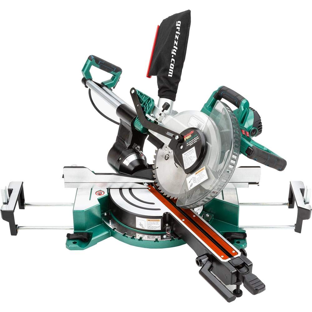 Grizzly PRO T31634-10" Double-Bevel Sliding Compound Miter Saw