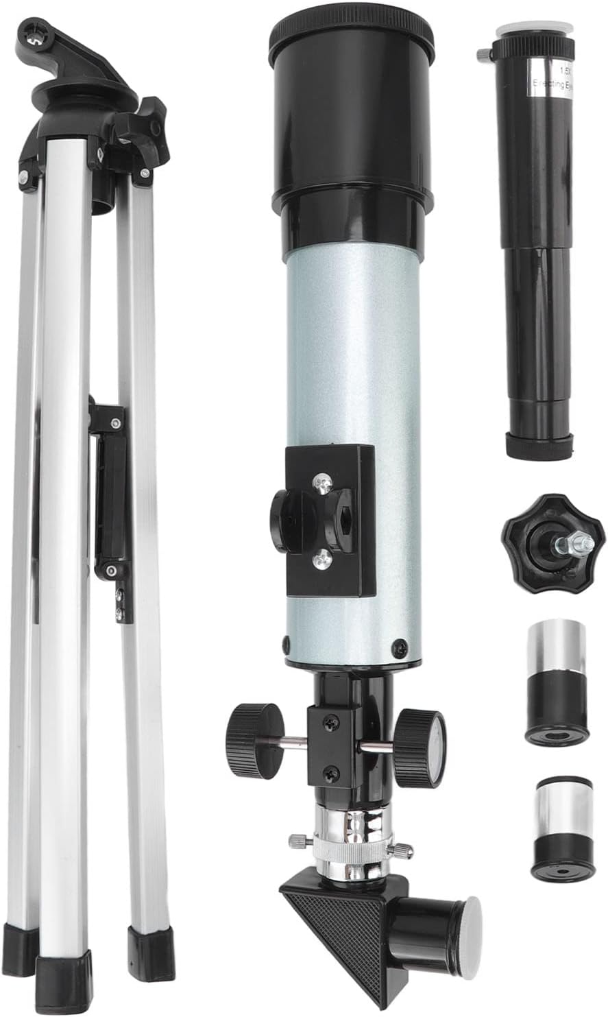 Telescope for Kids 8-12, Outdoor Astronomical Telescope, Portable Professional Astronomical Refractor Astronomy Telescope with Tripod & Eyepiece for Home, Camping, Schooling, Travel