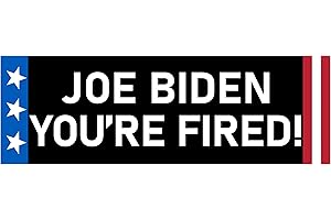 Let's Go Brandon Fire Joe Biden Bumper Sticker