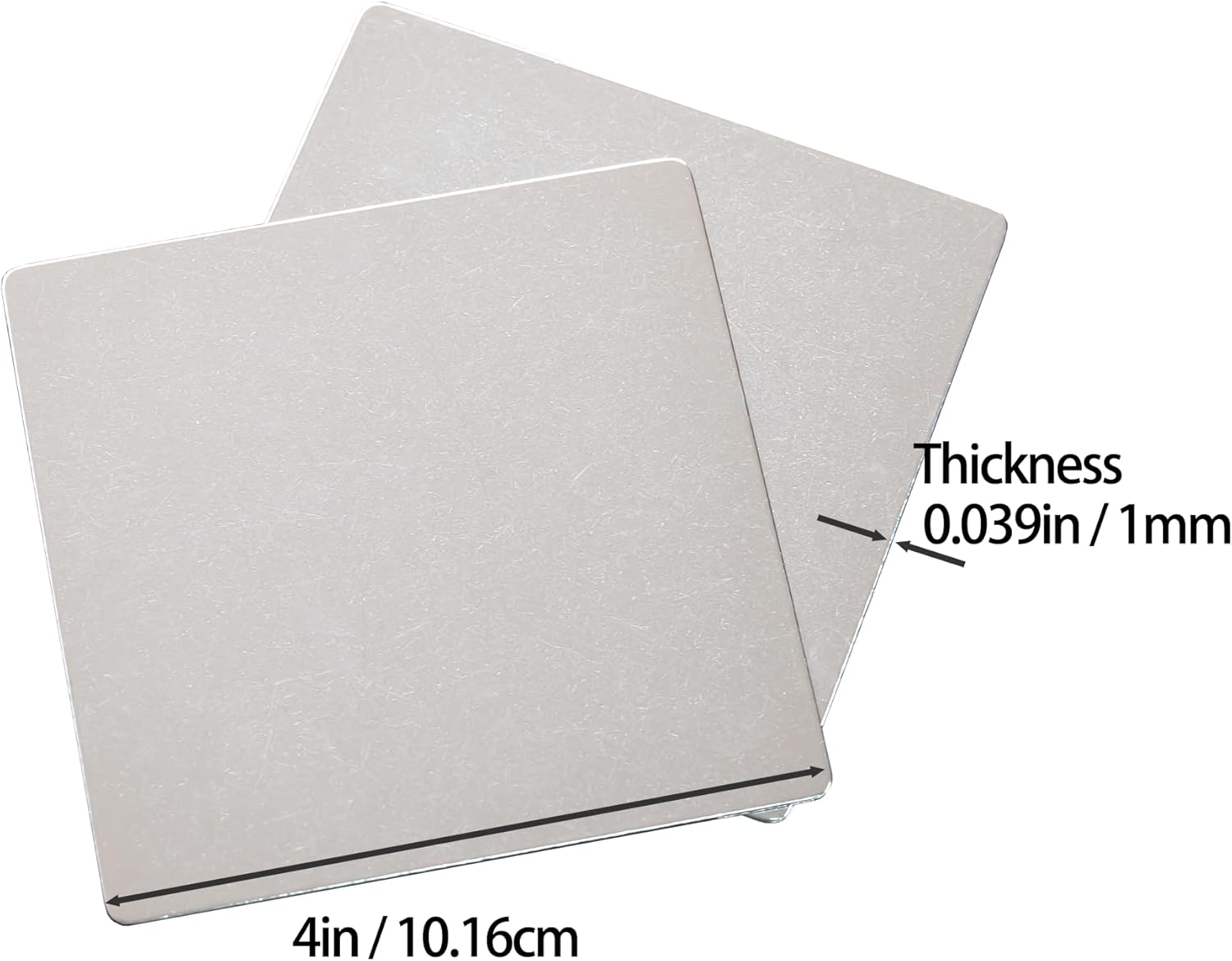 StayMax 304 Stainless Steel Plate Metal Engraving Blank 4 * 4 Inch (5) - Image 2