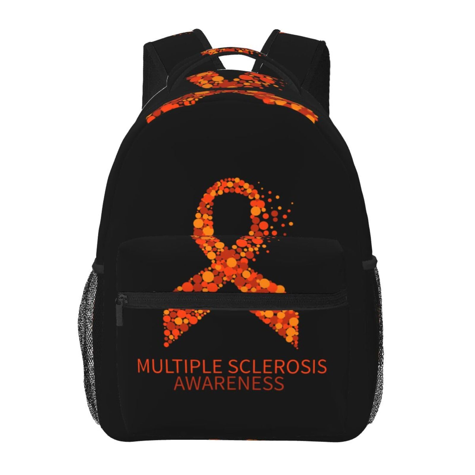 CyanLit Ms Multiple Sclerosis Awareness Backpack For Women Men Lightweight Travel Backpack For Work Hiking Gym Picnic