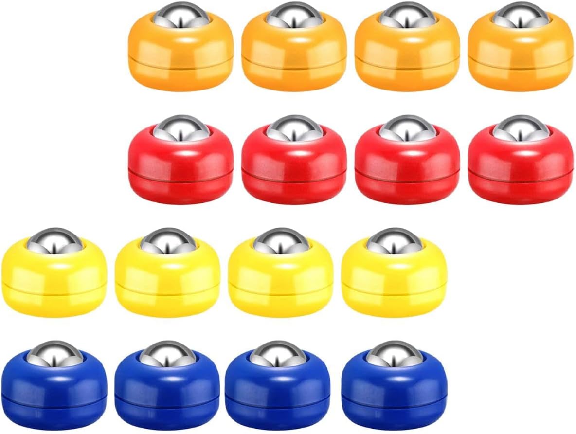 Oshhni 16x Mini Shuffleboard Pucks Set Indoor Shuffleboard Games Pucks Shuffleboard Rollers Set