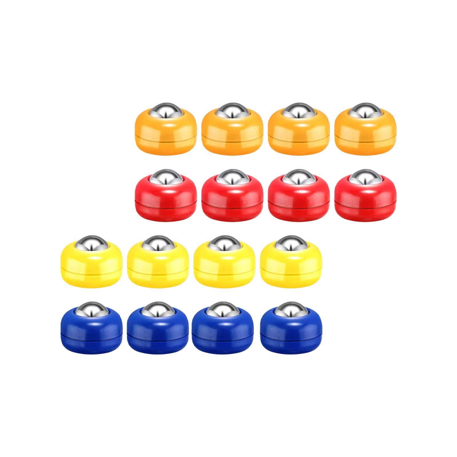 Oshhni 16x Mini Shuffleboard Pucks Set Indoor Shuffleboard Games Pucks Shuffleboard Rollers Set