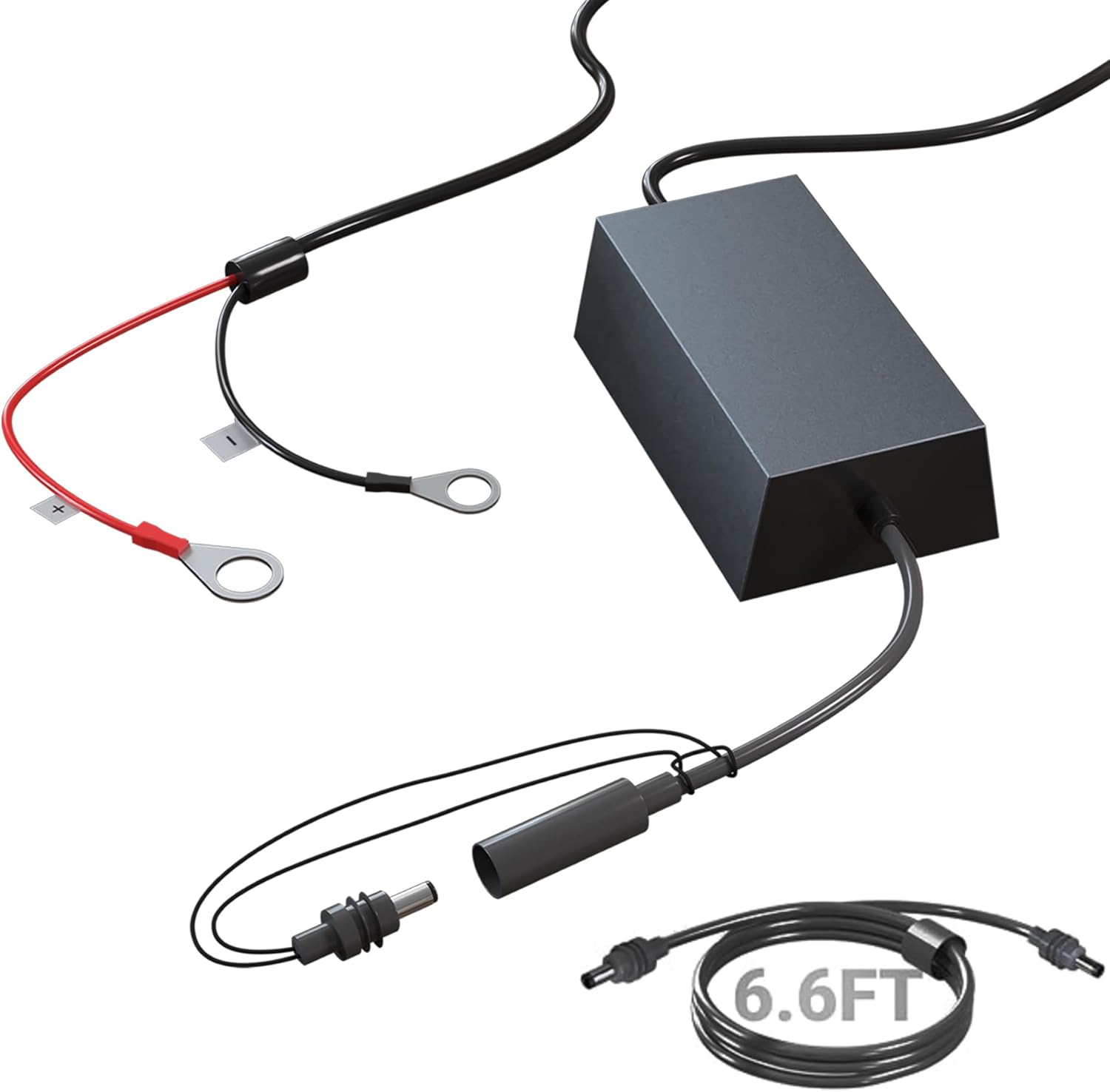 Starlink Gen 3 Battery Converter Adapter - 9-35V Input 57V/5A Output Battery Boost Step-Up Converter, 6.6 FT DC to DC Power Supply for Truck, RV, Boat - Supports 200FT Extended Range