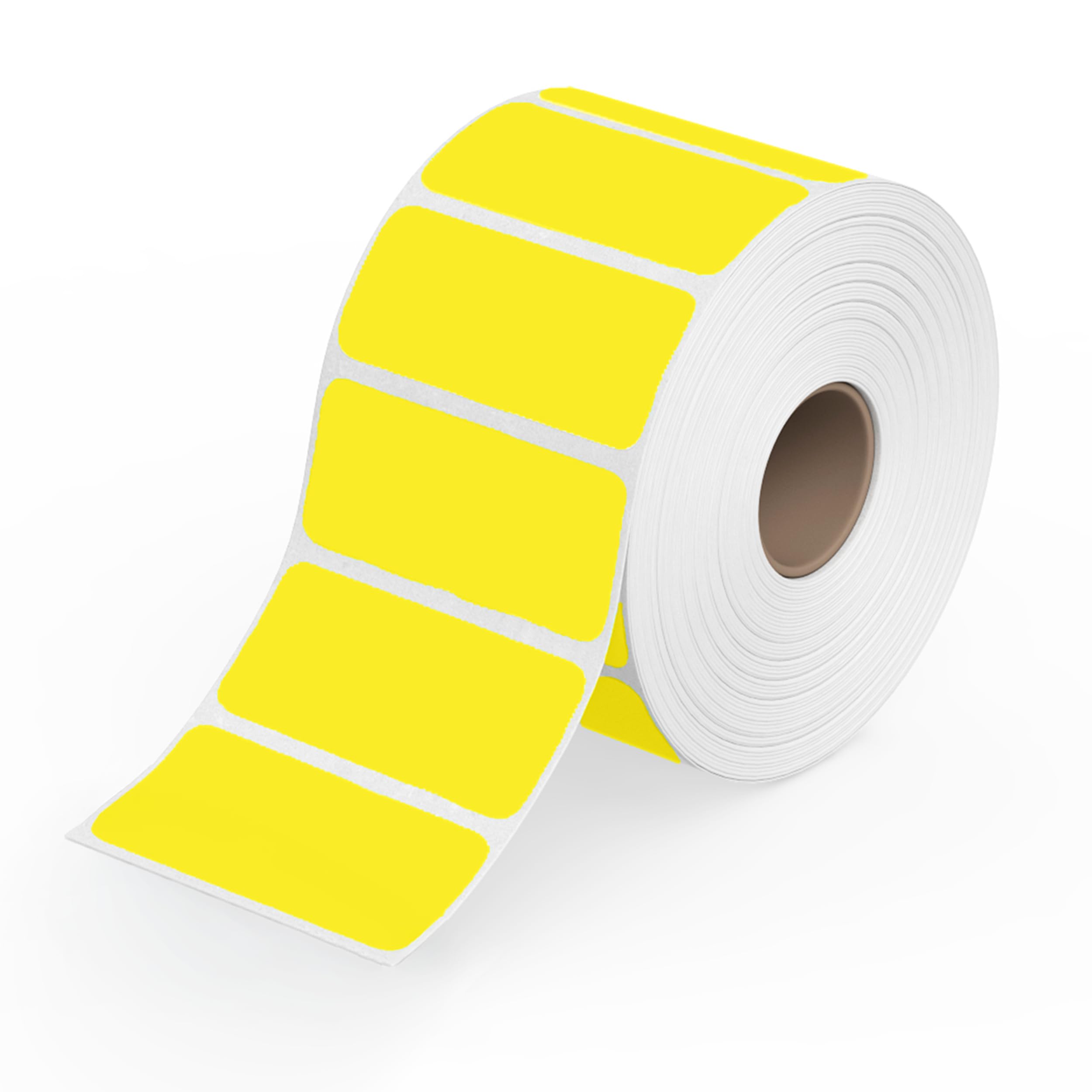 Rollo Direct Thermal 2x1 Sticker Labels - Roll of 1,000 Yellow Thermal Labels - Multi-Purpose Thermal Printer StickersThe Forest Stewardship Council