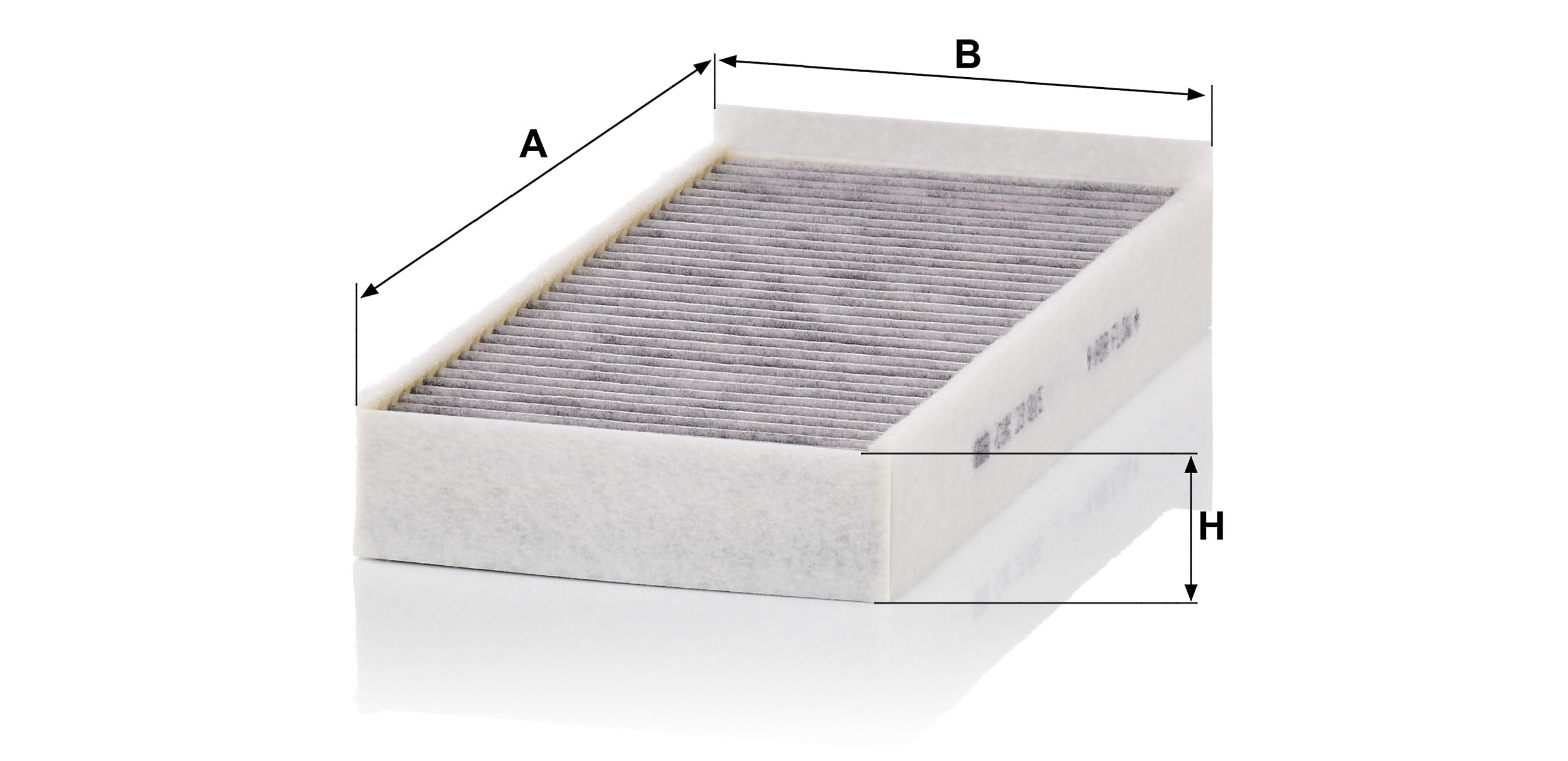 MANN-FILTER, CUK 23 015-2 Filtro abitacolo, Carbone attivo