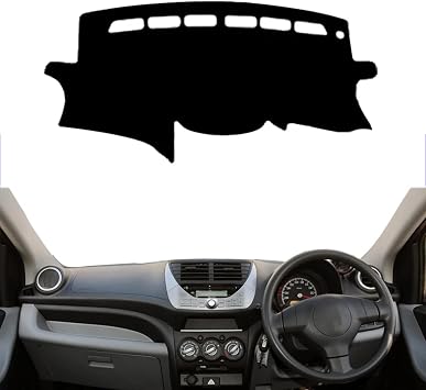 Fit for Suzuki Celerio 2009-2013,Car Dashboard Cover,Black Dash Mat Dashboard Cover,Anti-slip Dash Pad Protective Cover