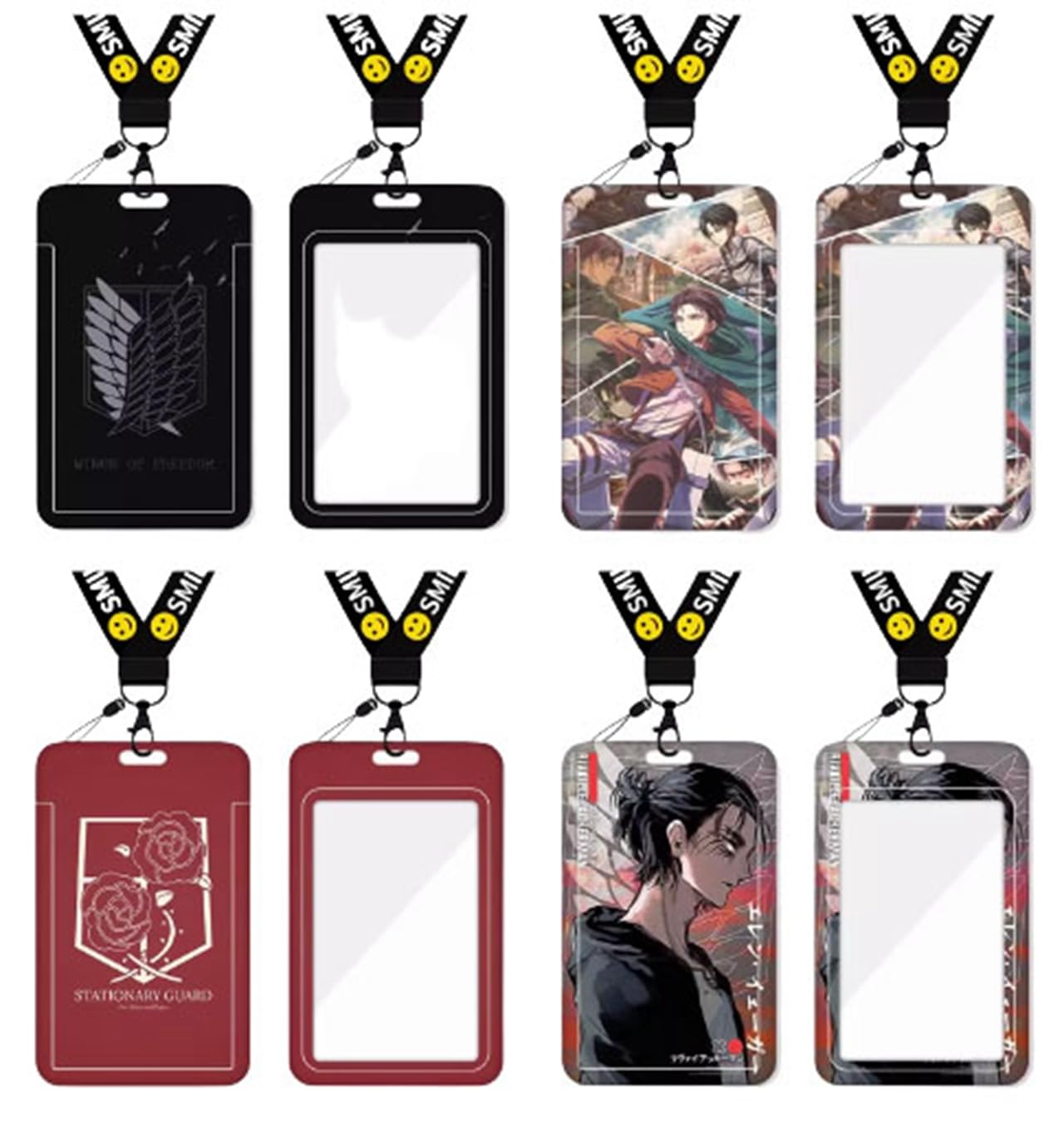 Amazon.co.jp: [PIANPIAN] 進撃の巨人 名札ホルダー ICカードケース Id