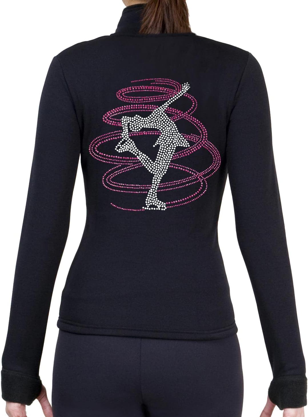 NY2 SPORTSWEAR Figure Skating Polartec Polar Fleece Jacket with Rhinestones JR251MIX - Adult Sizes