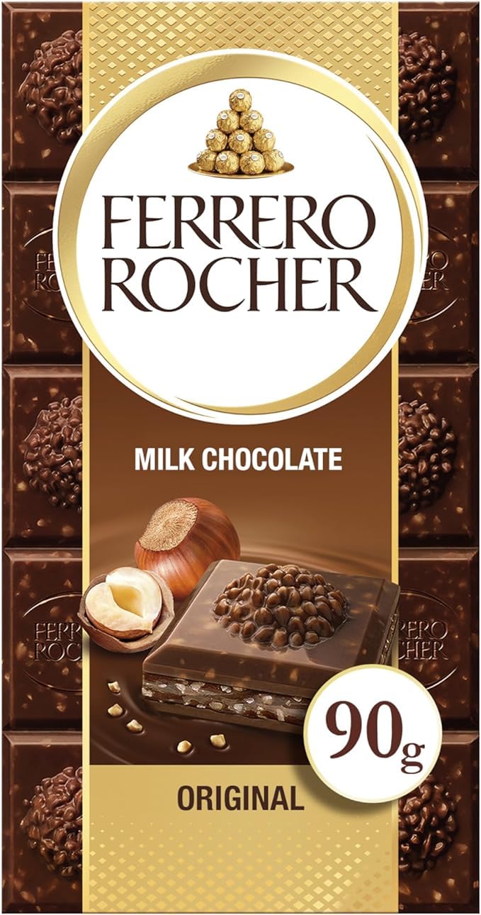 Ferraro Rocher Original Milk Chocolate Bar 90G