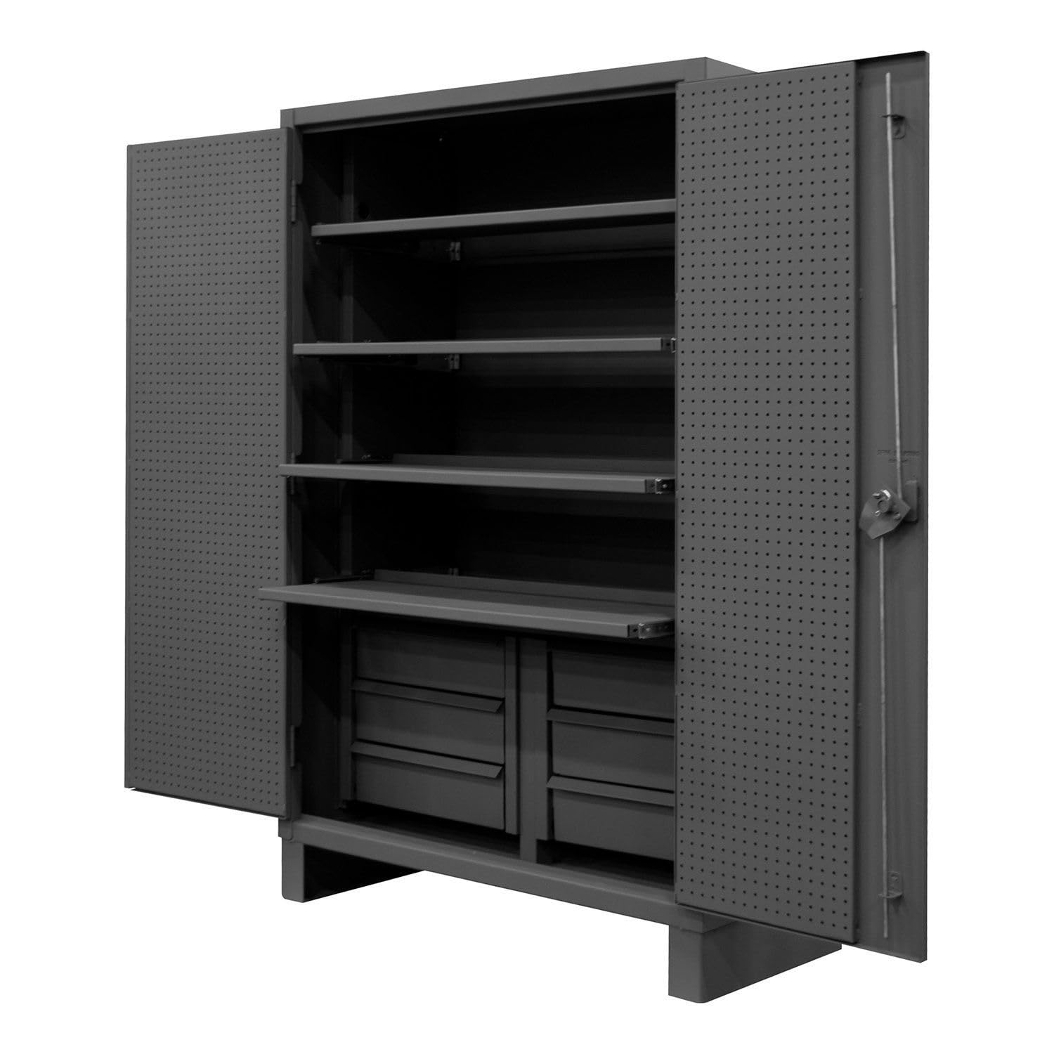 Durham HDCDP244878-4SS6B95 Cabinet, 24X48, 4 shelves, 6 drawers
