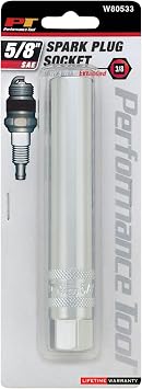 Performance Tool W80533 3/8 in. Drive 5/8 in. Extended Spark Plug Socket