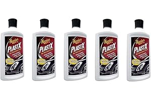 Meguiar's PlastX Clear Plastic Cleaner and Polish - 5 Pack(10 ounce)