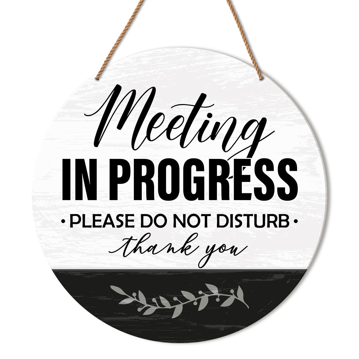 Do Not Disturb Meeting In Progress Sign Printable